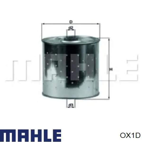 Масляний фільтр OX1D Mahle Original