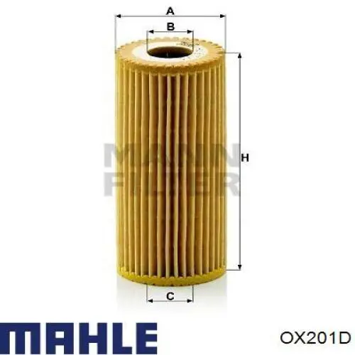 Купити OX201D Mahle Original Фільтр очищення масла відцентровий