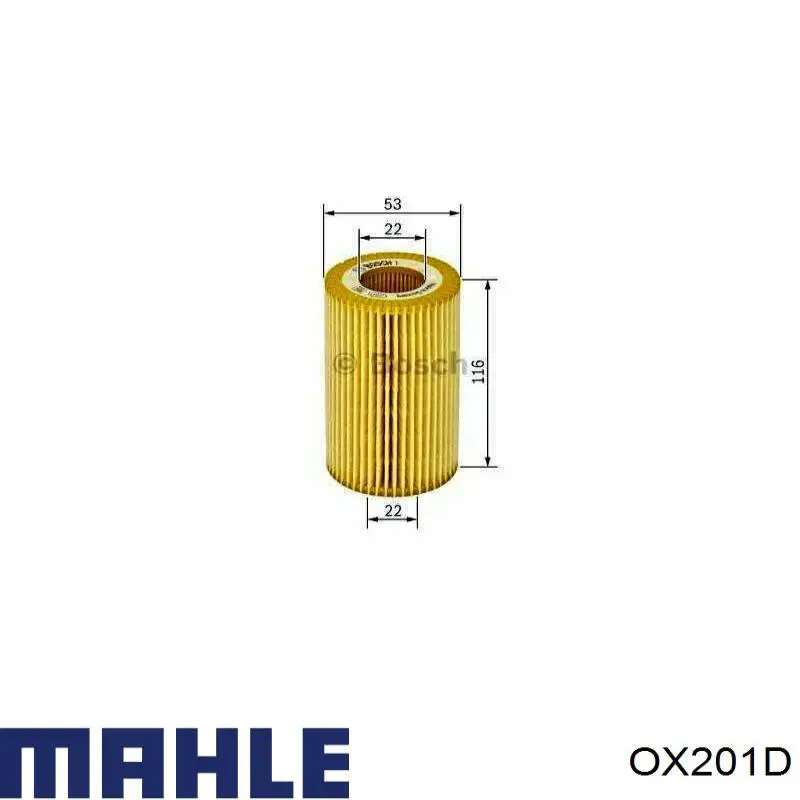 Масляний фільтр OX201D Mahle Original