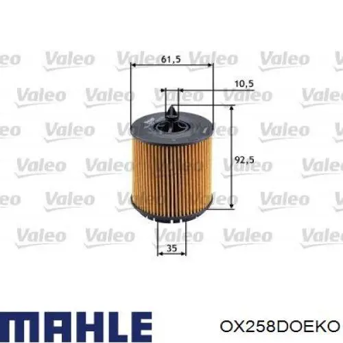 OX258DOEKO Mahle Original Фільтр масла