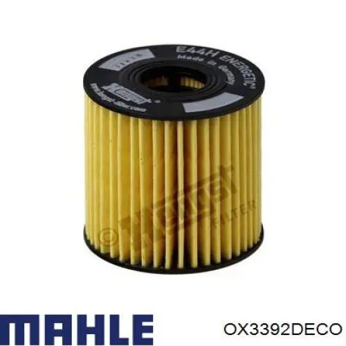 OX3392DECO Mahle Original Фільтр масла