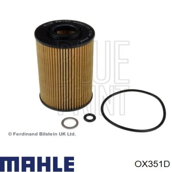 OX351D Mahle Original Фільтр масла
