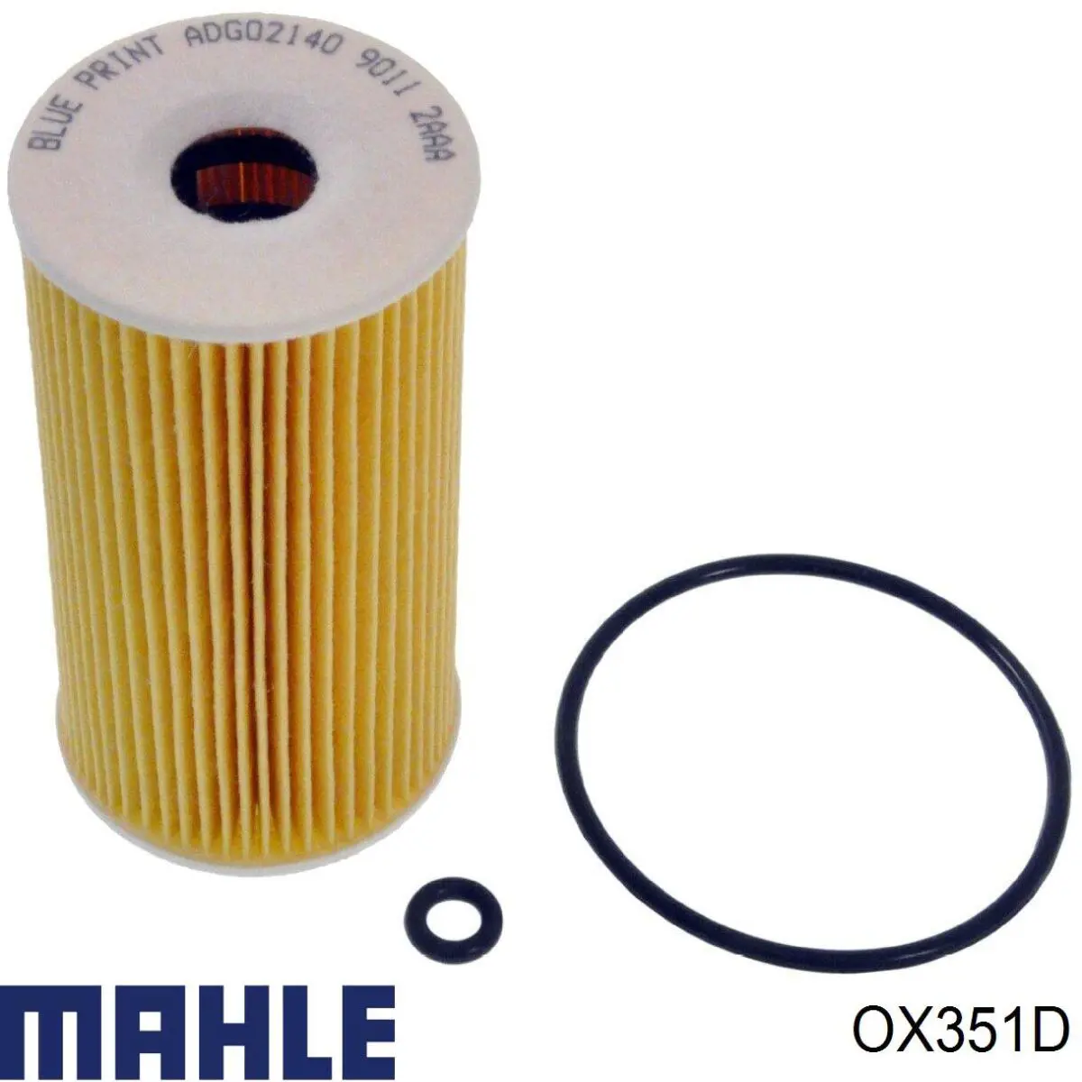 Масляний фільтр двигуна Mahle Original OX351D ціна, від 6.76 USD