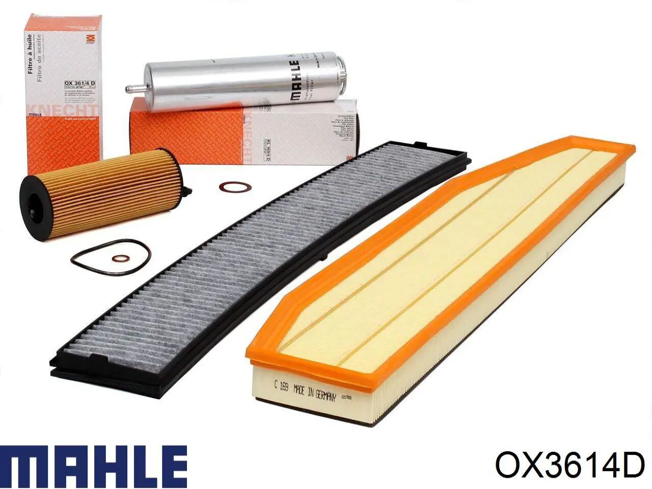 Масляний фільтр двигуна Mahle Original OX3614D ціна, від 11.66 USD