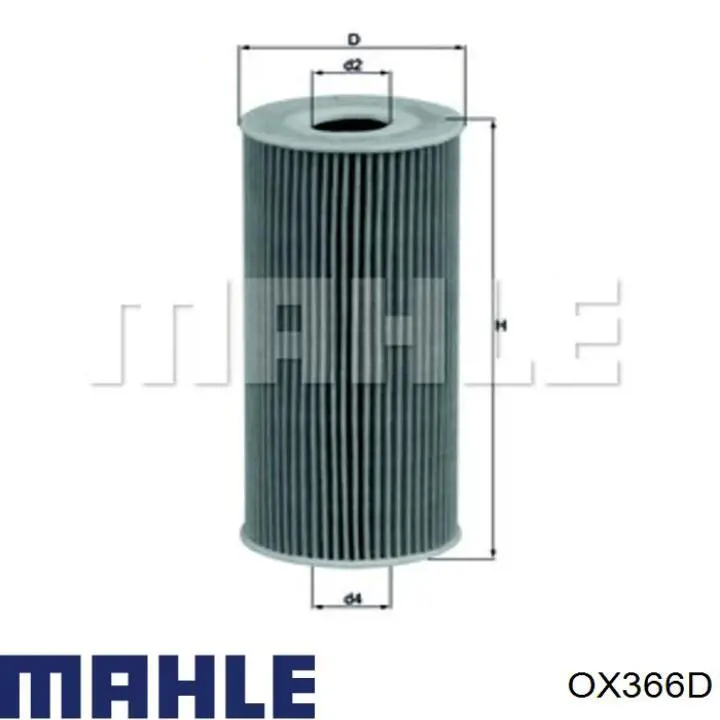 Масляний фільтр OX366D Mahle Original