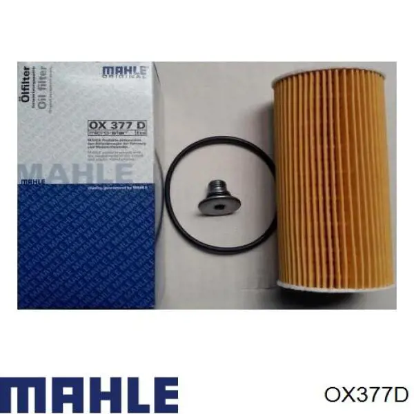 OX377D Mahle Original фільтр масляний
