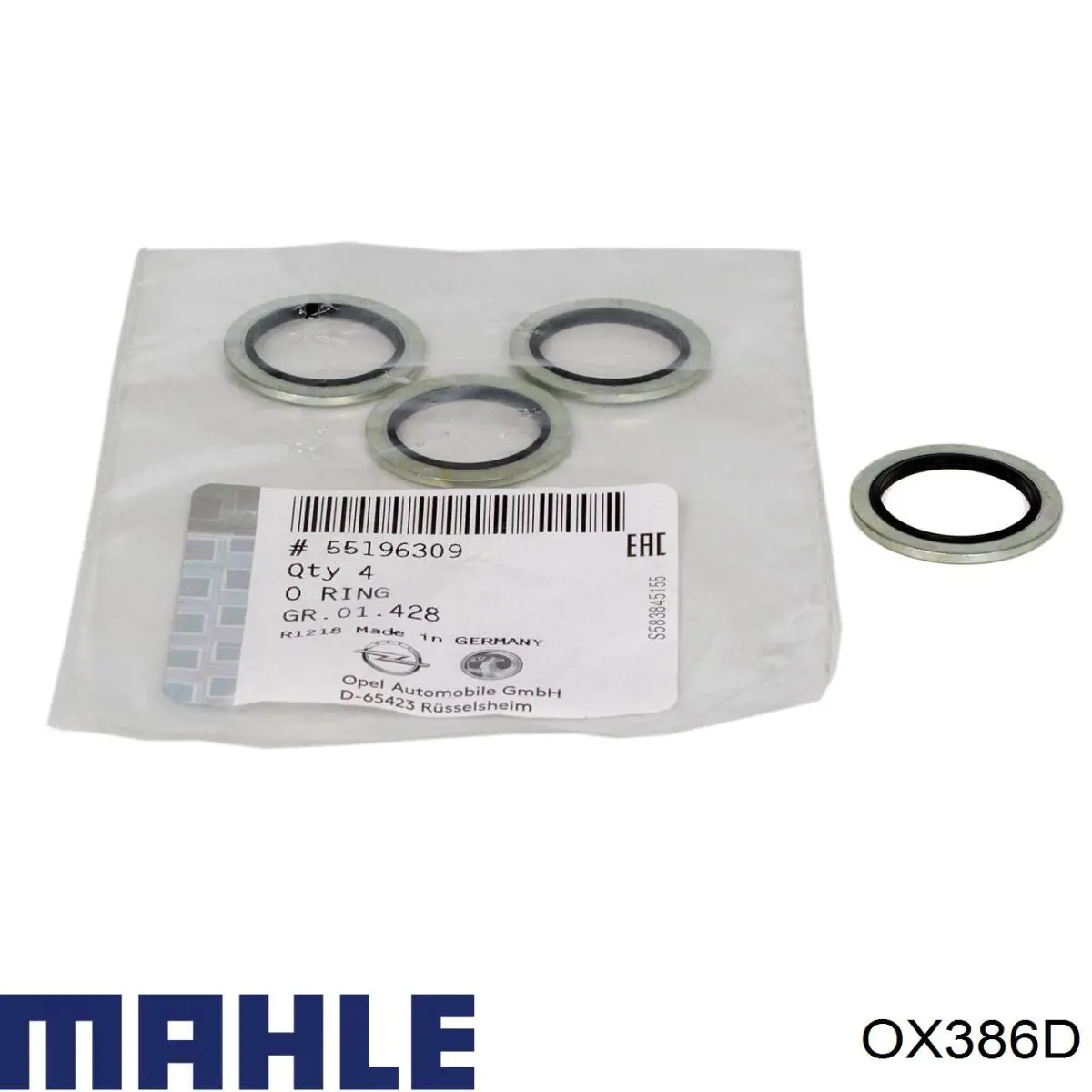 Масляний фільтр OX386D Mahle Original