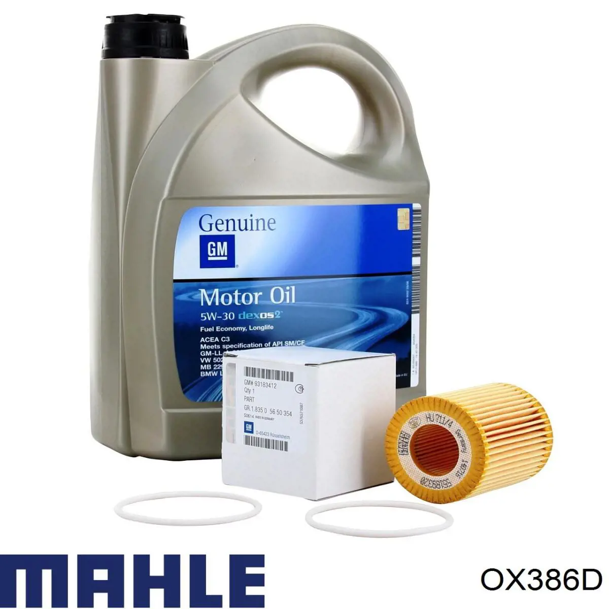 Масляний фільтр OX386D Mahle Original