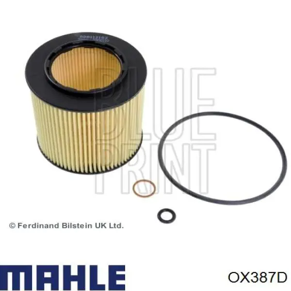 OX387D Mahle Original фільтр масляний
