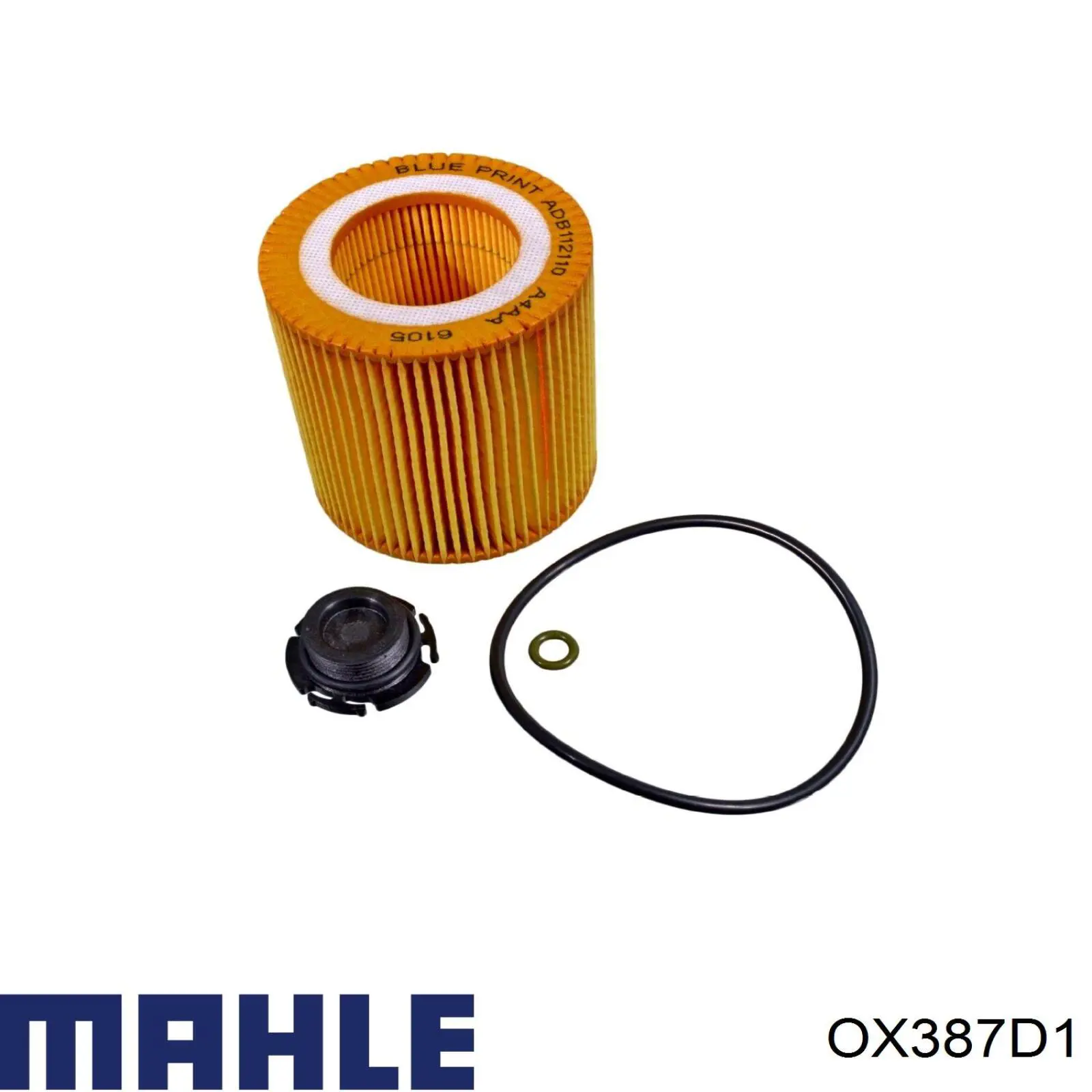 Фільтр масляний OX387D1 Mahle Original