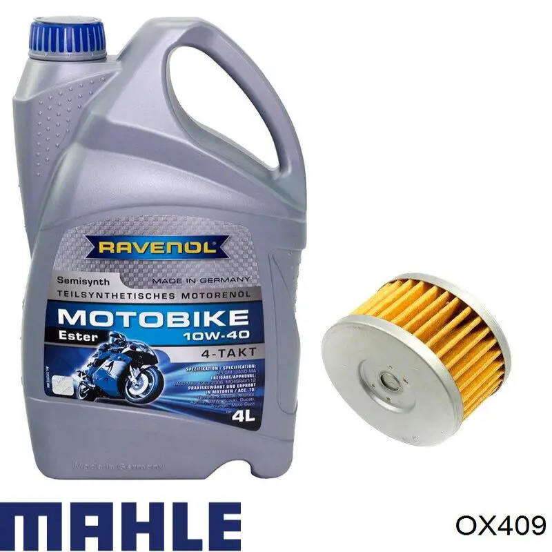 Масляний фільтр двигуна Mahle Original OX409 ціна, від 4.63 USD