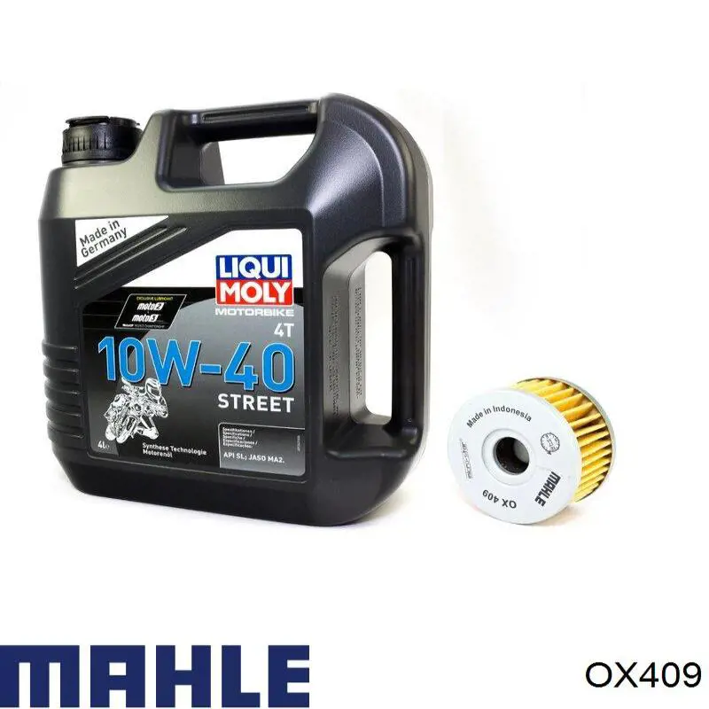 Масляний фільтр OX409 Mahle Original