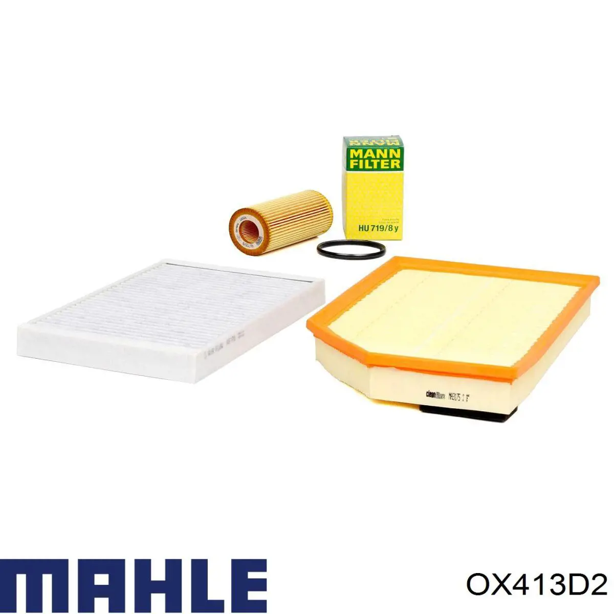 Масляний фільтр двигуна Mahle Original OX413D2 ціна, від 7.02 USD