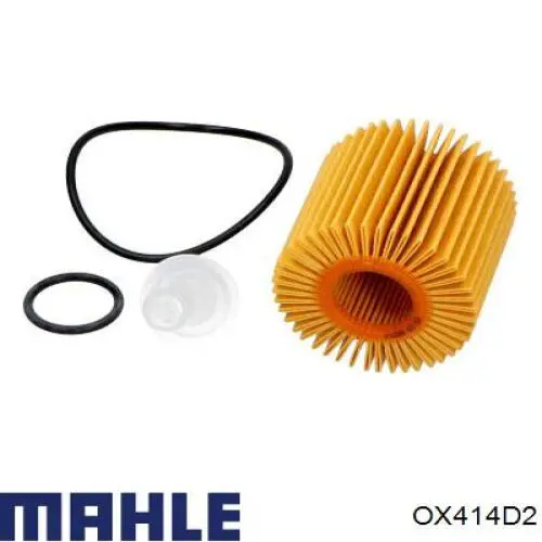Масляний фільтр двигуна Mahle Original OX414D2 ціна, від 6.34 USD