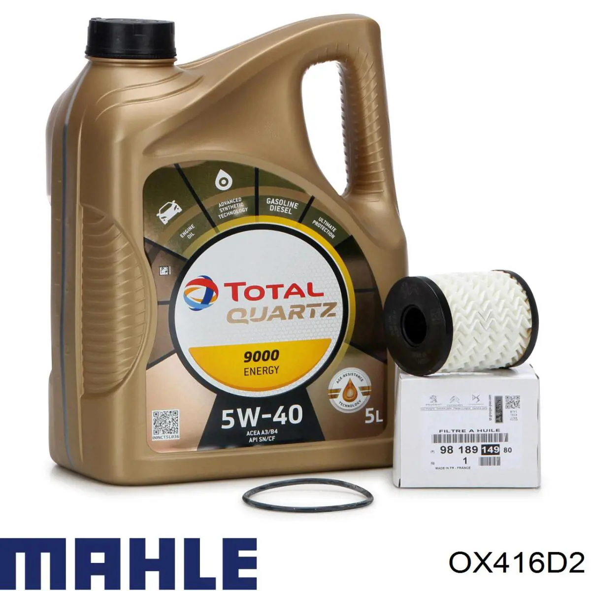 Фільтр масляний Mahle Original OX416D2