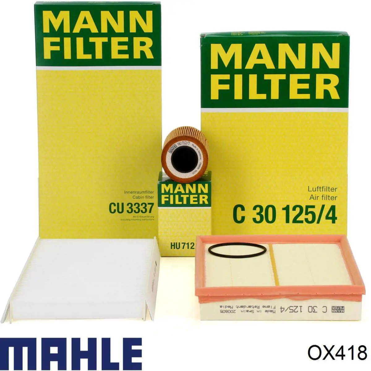 Масляний фільтр OX418 Mahle Original