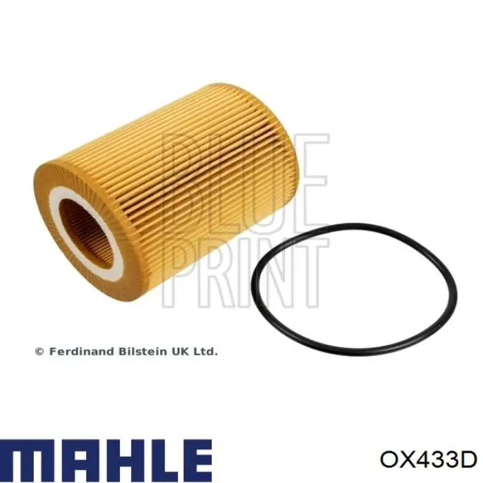 OX433D Mahle Original фільтр масляний