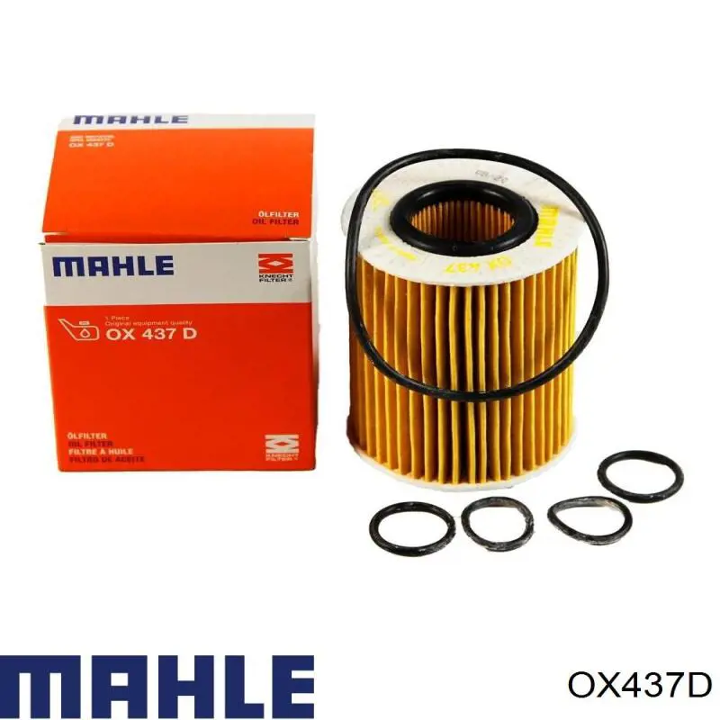 OX437D Mahle Original фільтр масляний
