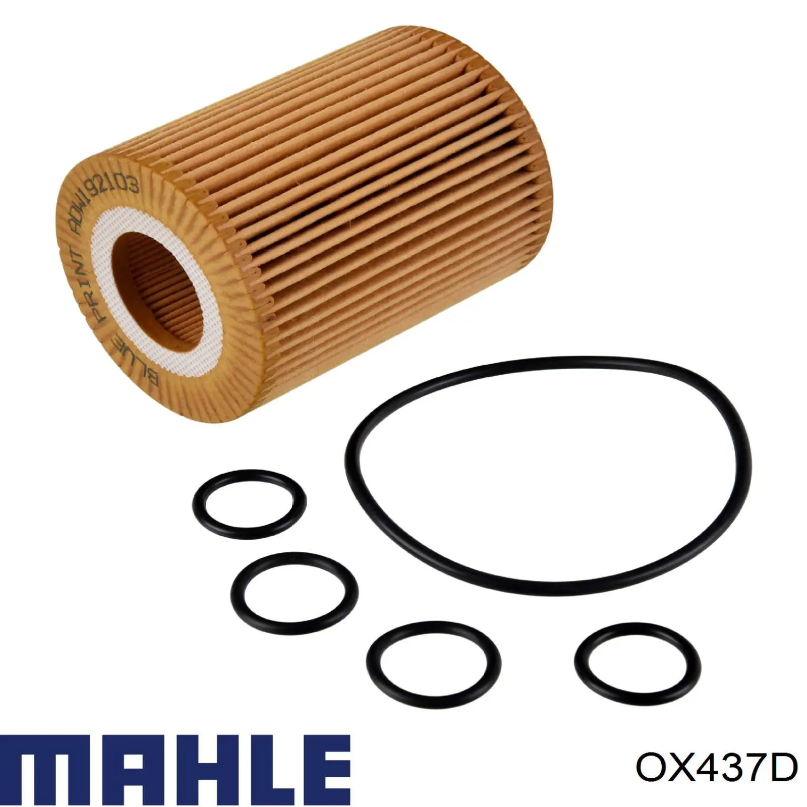 Масляний фільтр двигуна Mahle Original OX437D ціна, від 10.10 USD