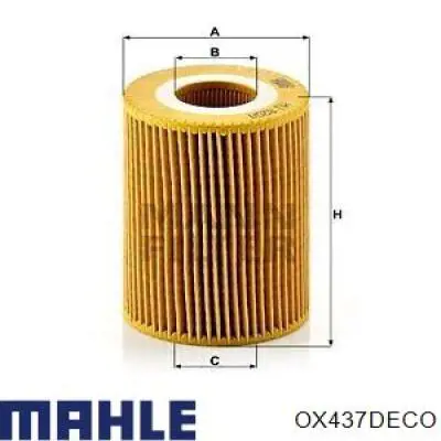 Масляний фільтр OX437DECO Mahle Original