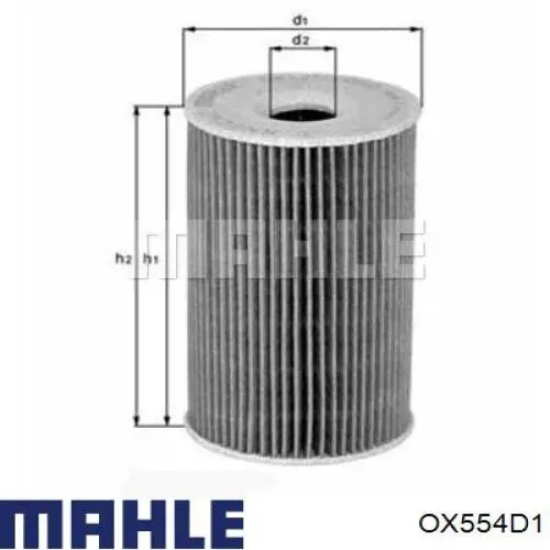 OX554D1 Mahle Original фільтр масляний