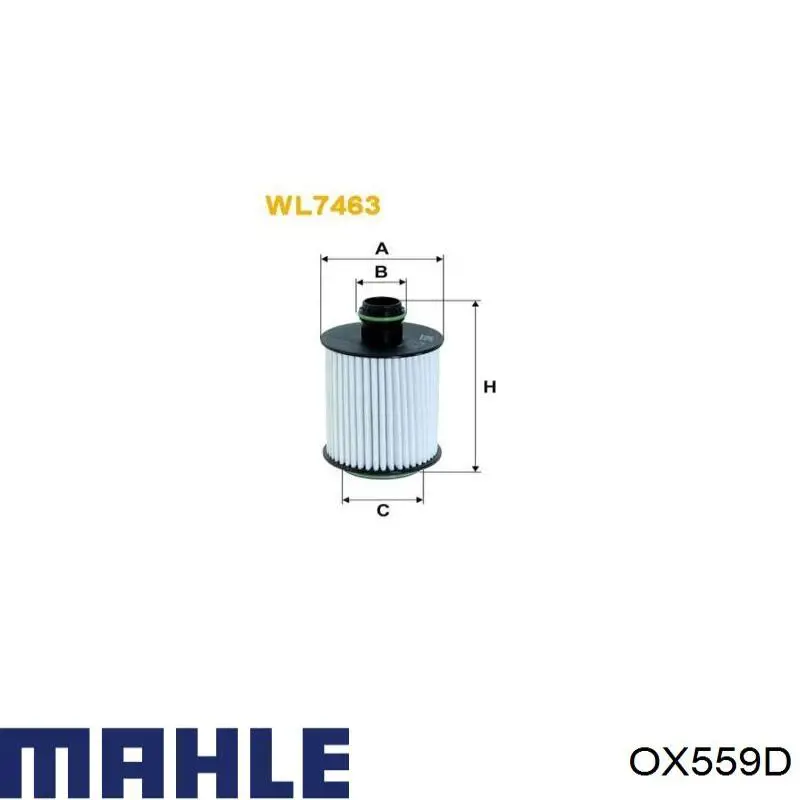 Купити OX559D Mahle Original Фільтр очищення масла відцентровий