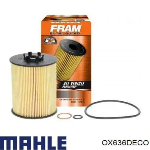 Купити OX636DECO Mahle Original Фільтр очищення масла відцентровий