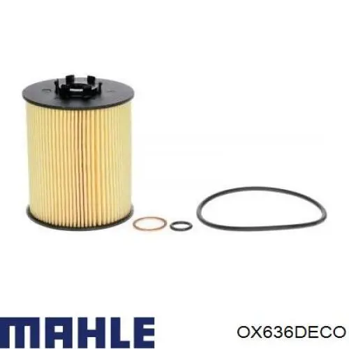 OX636DECO Mahle Original фільтр масляний