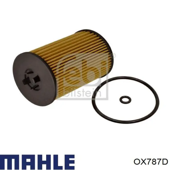 Масляний фільтр двигуна Mahle Original OX787D ціна, від 7.12 USD