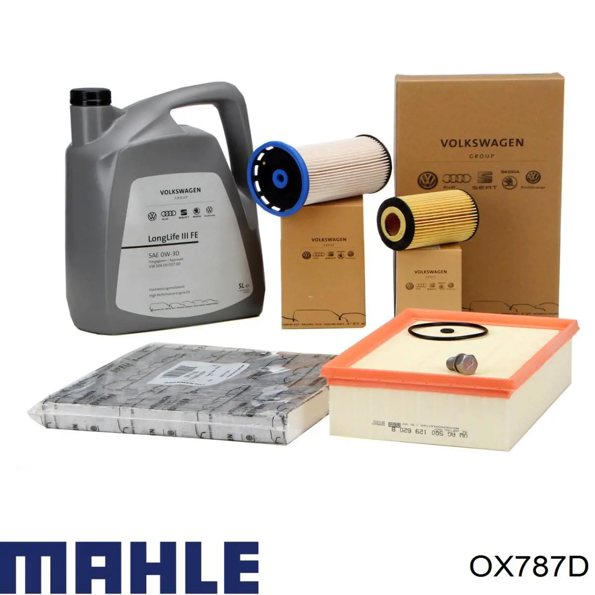 Масляний фільтр OX787D Mahle Original