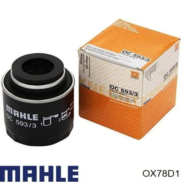 Масляний фільтр двигуна Mahle Original OX78D1 ціна, від 5.79 USD