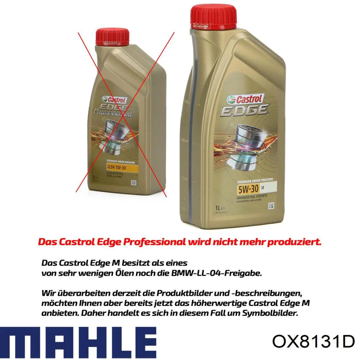 Масляний фільтр двигуна Mahle Original OX8131D ціна, від 14.79 USD