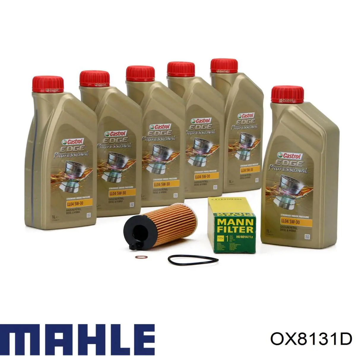 Масляний фільтр двигуна Mahle Original OX8131D ціна, від 14.79 USD