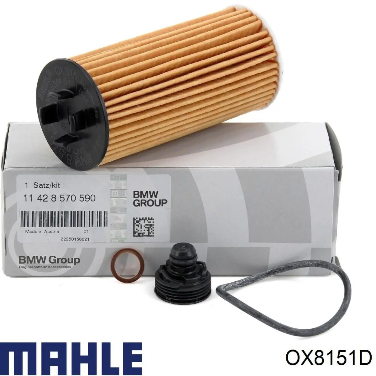 Масляний фільтр двигуна Mahle Original OX8151D ціна, від 12.50 USD