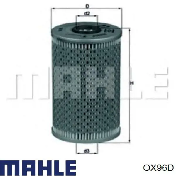 OX96D Mahle Original фільтр масляний