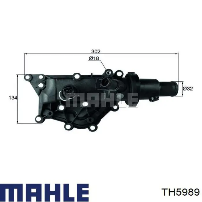 TH5989 Mahle Original корпус термостата