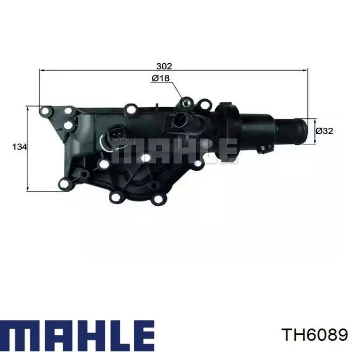 Купити TH6089 Mahle Original Корпус термостата
