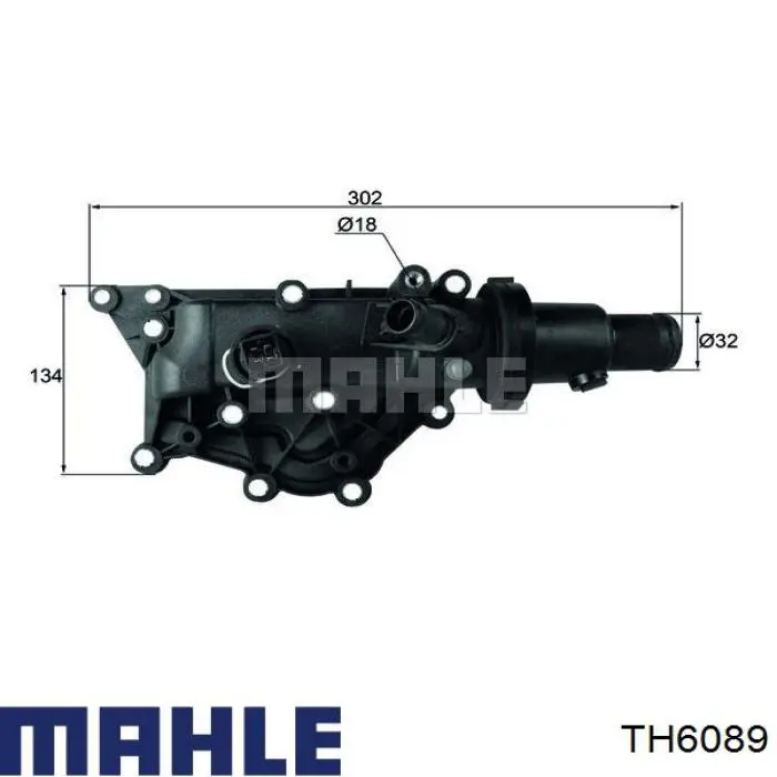 TH6089 Mahle Original корпус термостата