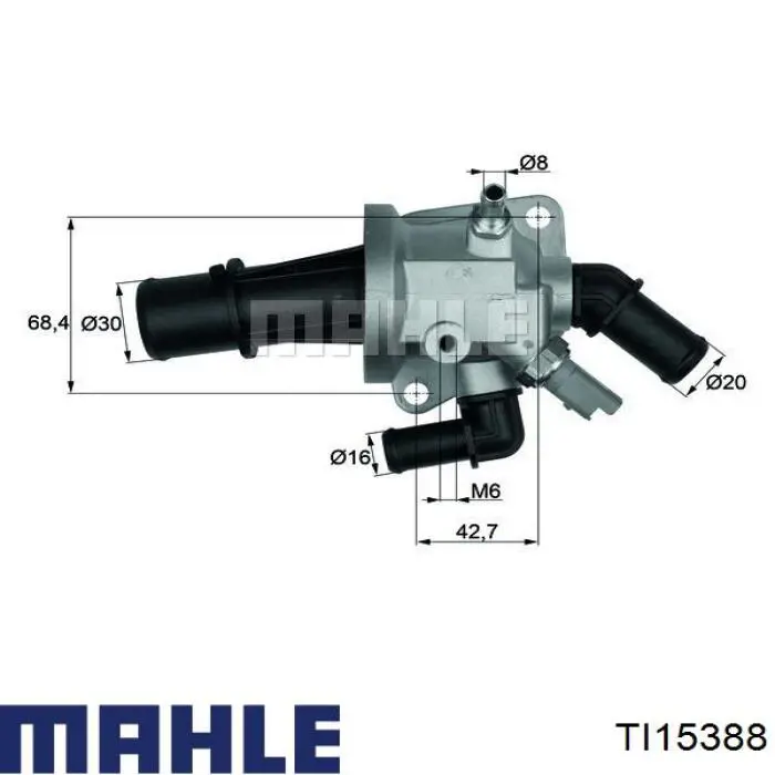 Купити TI15388 Mahle Original Термостат в корпусі