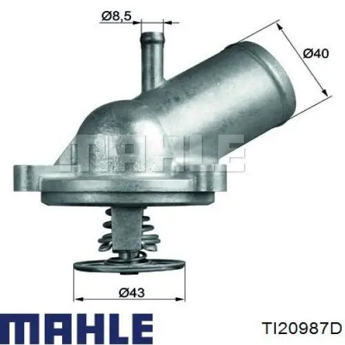 Термостат TI20987D Mahle Original