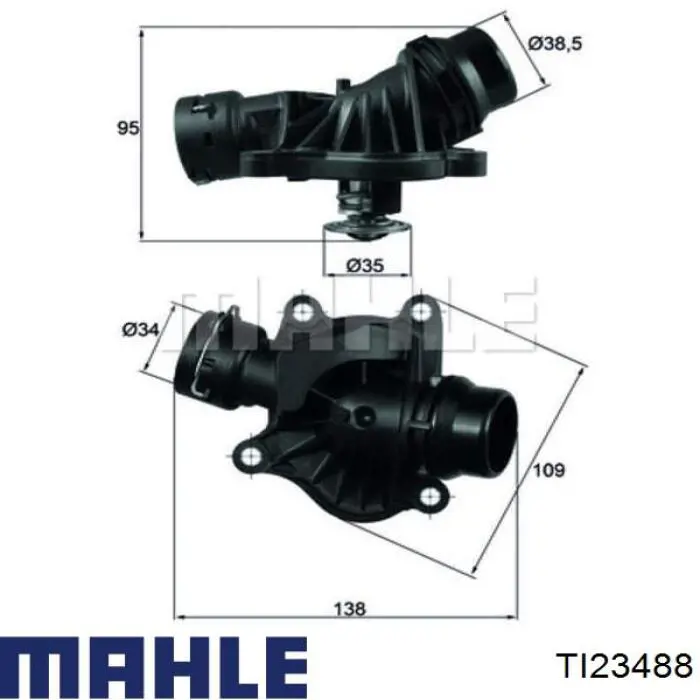 Термостат TI23488 Mahle Original
