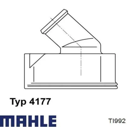 Купити TI992 Mahle Original Термостат в корпусі