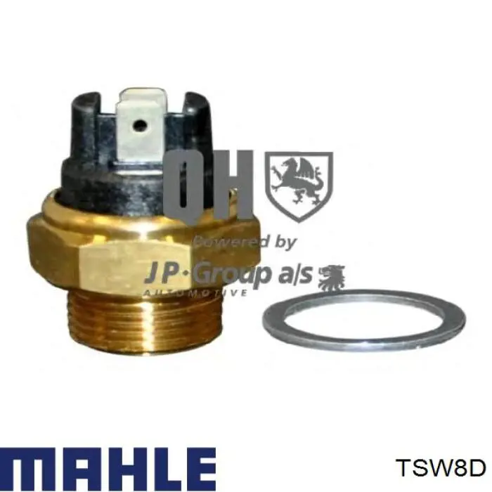 Датчик включення вентилятора радіатора Mahle Original TSW8D