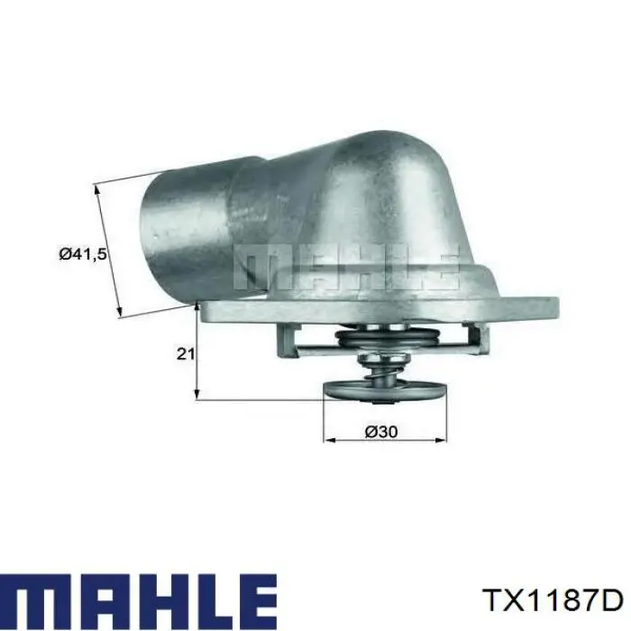 Автомобільний термостат Mahle Original TX1187D ціна, від 6.78 USD