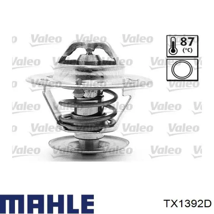 Купити TX1392D Mahle Original Термостат в корпусі