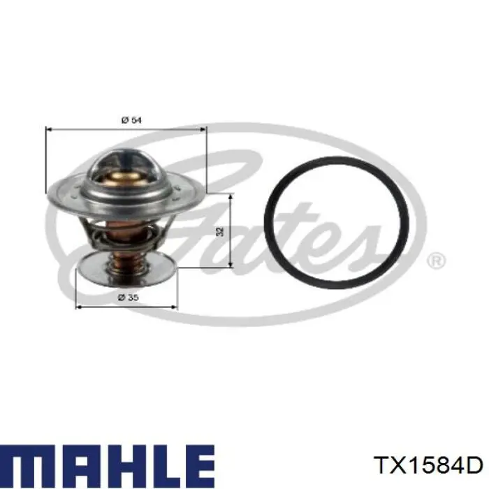 TX1584D Mahle Original термостат