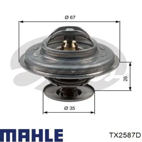 TX2587D Mahle Original термостат