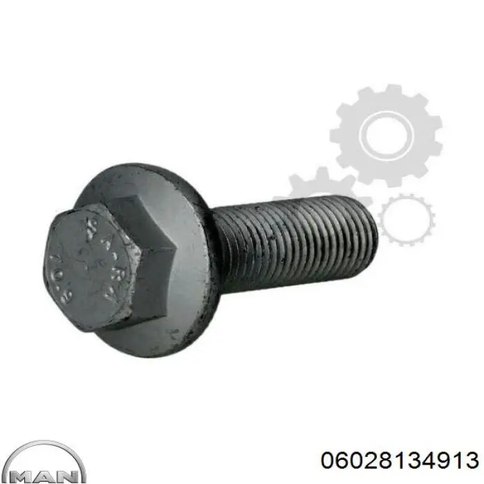 Болт кріплення скоби кардана MAN 06028134913 ціна, від 1.25 USD