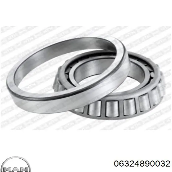 Купити 06324890032 MAN Підшипник маточини задньої, зовнішній