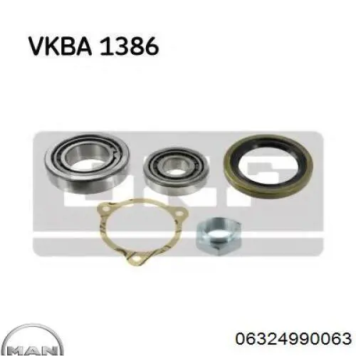 06324990063 MAN Передній підшипник колеса